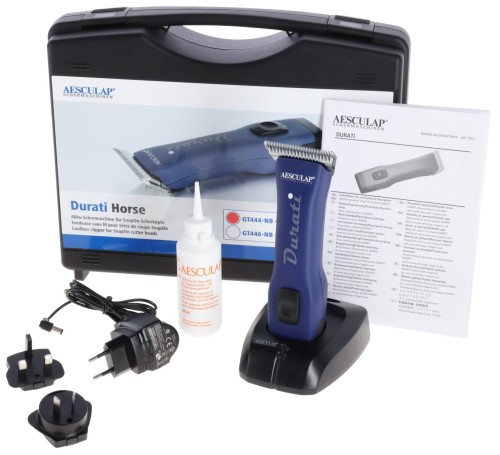 Maszynka do strzyżenia koni Durati Horse, 1 akumulator, niebieski, Aesculap