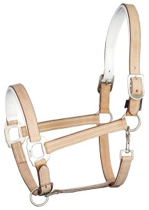 Kantar skórzany dla konia HARRY'S HORSE Cremello
