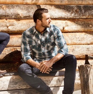 Koszula męska westernowa JEFF BLUE - rozm. M - WYSYŁKA 48H