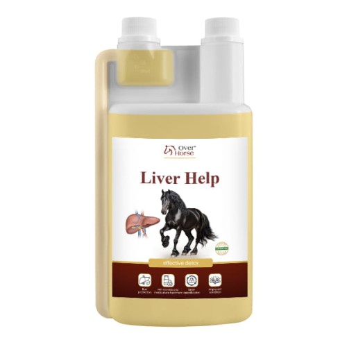 OVER HORSE Liver Help 1l preparat wzmacniający wątrobę u koni