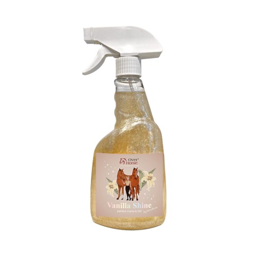 OVER HORSE Vanilla Shine By Lamaskacze 500ml odżywka do grzywy i ogona z brokatem