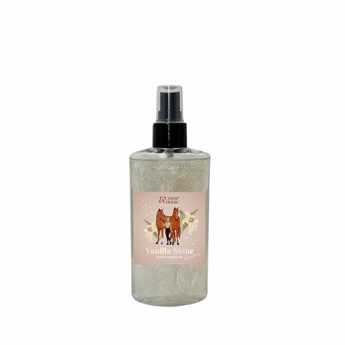 OVER HORSE Vanilla Shine By Lamaskacze 150ml odżywka do grzywy i ogona z brokatem
