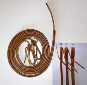 Wodze westernowe skórzane 1/2"