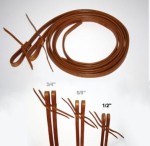 Wodze westernowe skórzane 1/2" -  240 cm 