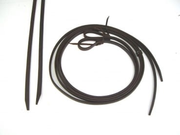 Wodze westernowe skórzane 1/2" - latigo 