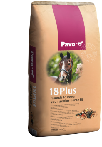 PAVO 18plus 15kg musli dla starszych koni