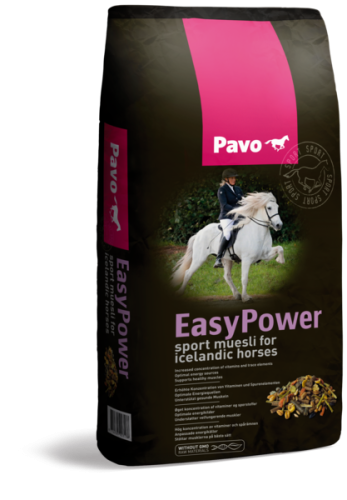 PAVO EasyPower 15kg musli sportowe dla koni islandzkich i kuców