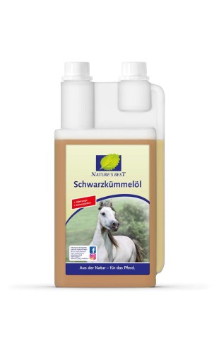 Nature's Best Schwarzkummel Ol 500l olej z czarnuszki dla koni