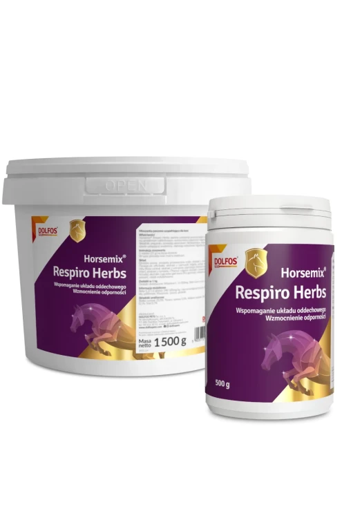 DOLFOS Horsemix Respiro Herbs 0,5 kg - zioła na układ oddechowy.webp