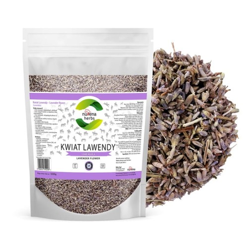 NuVena Herbs Kwiat Lawendy 1kg suszony kwiat lawendy dla koni