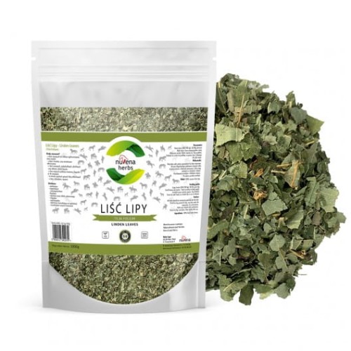 NuVena Herbs Liść Lipy 1kg suszone liście lipy dla koni