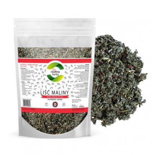 NuVena Herbs Liść Maliny 1kg suszone liście malin dla koni