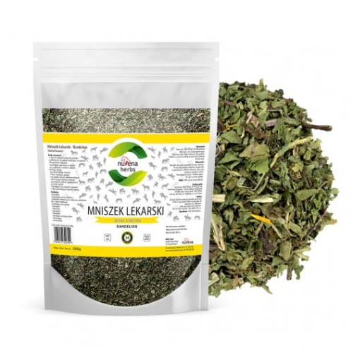 NuVena Herbs Mniszek lekarski 1kg suszone ziele mniszka lekarskiego dla koni