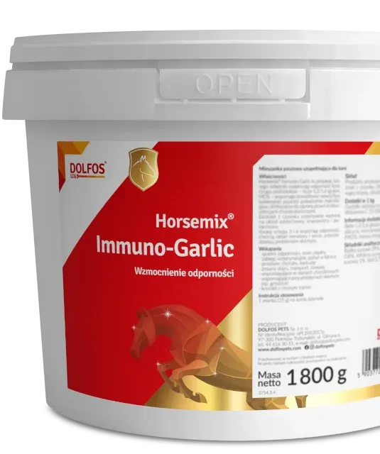 DOLFOS Horsemix Immuno-Garlic  - wsparcie odporności.webp