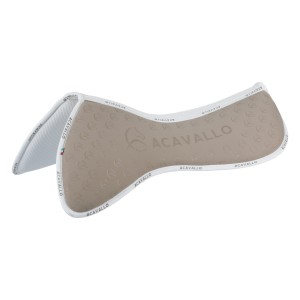 Podkładka z lycry i pianką pamięci ACAVALLO 3D SPACER - TERRA/WHITE