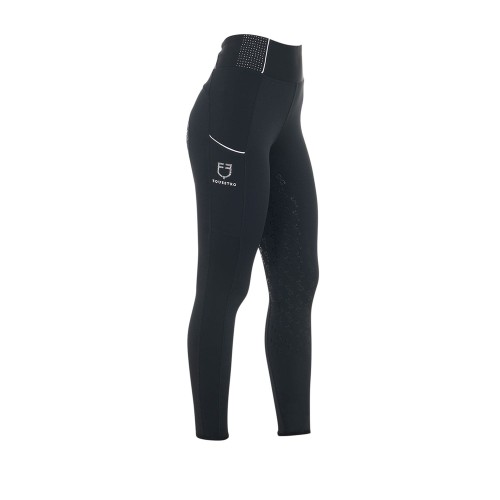 Bryczesy damskie jeździeckie EQUESTRO SLIM FIT legginsy