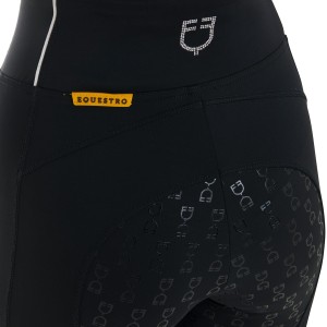 Bryczesy damskie jeździeckie EQUESTRO SLIM FIT legginsy