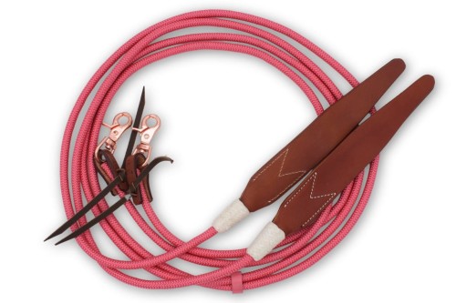 Wodze westernowe antypoślizgowe łączone nylonowe 