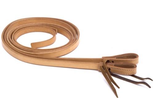 Wodze westernowe skórzane 187cm