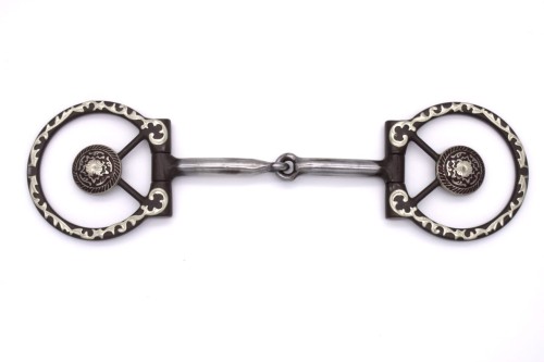 Wędzidło westernowe Snaffle z Conchos – 12,5 cm