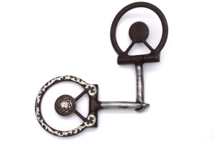 Wędzidło westernowe Snaffle z Conchos – 12,5 cm