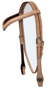 Ogłowie westernowe z opadającym naczółkiem - WYSYŁKA 48H