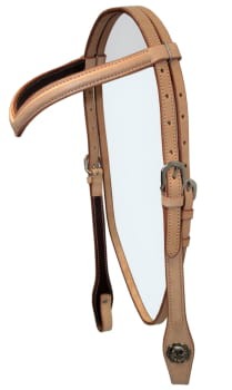 Ogłowie westernowe z opadającym naczółkiem - WYSYŁKA 48H