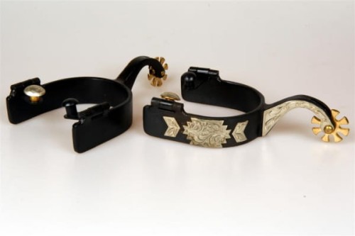 Ostrogi westernowe GERMAN SILVER - WYSYŁKA 48H