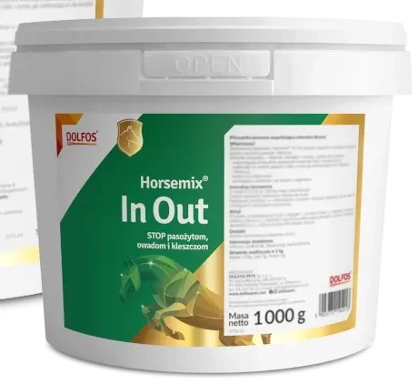 DOLFOS Horsemix In Out 1kg przeciw pasożytom - WYSYŁKA 48H