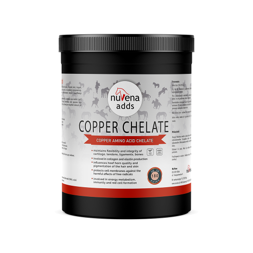 NuVena - Copper Chelate 550g - miedź dla koni, chelat aminokwasowy