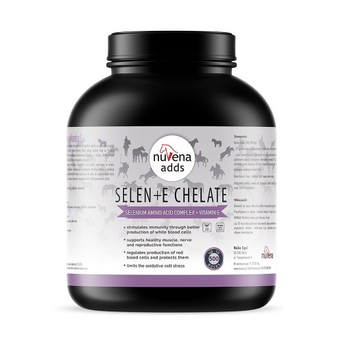  NuVena - Selen + E Chelate 5000g - chelat selenu z witaminą E dla koni