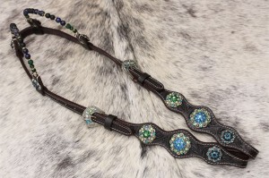 Ogłowie westernowe na dwa ucha SHOW