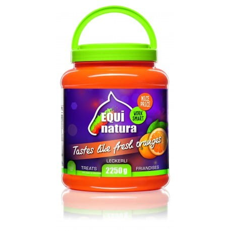 EQUINATURA Friandises 2,25 kg pomarańczowe cukierki dla koni