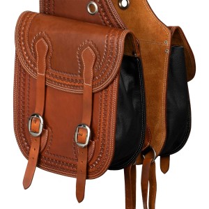 Sakwy skórzane do siodła westernowego POOL'S