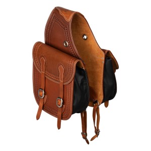 Sakwy skórzane do siodła westernowego POOL'S