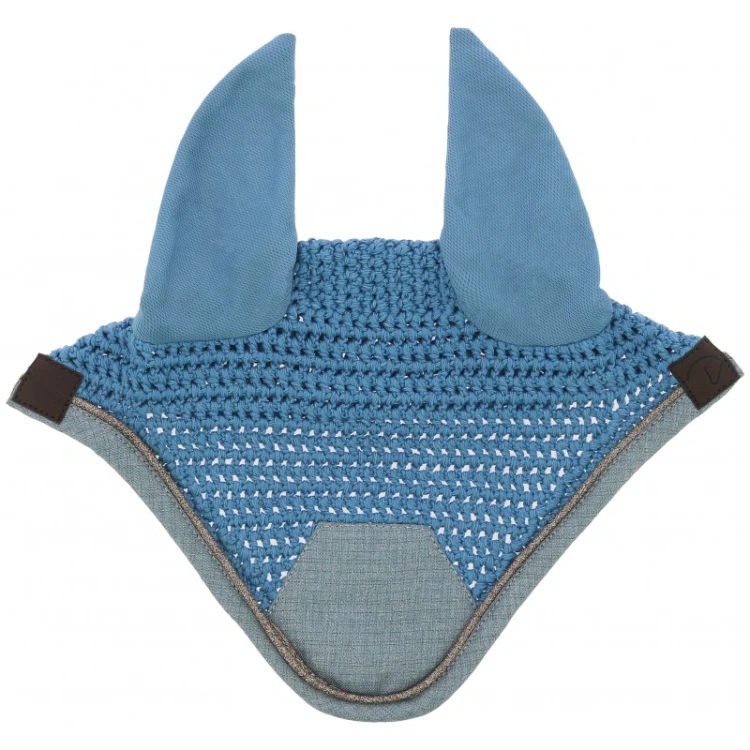Nauszniki dla konia EQUITHEME CHIC BLUE.jpg