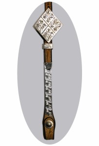 Ogłowie westernowe na jedno ucho Classic Equine powlekane srebrem - WYSYŁKA 48H