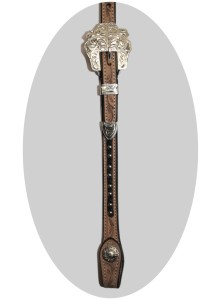 Ogłowie westernowe na jedno ucho Classic Equine powlekane srebrem - WYSYŁKA 48H