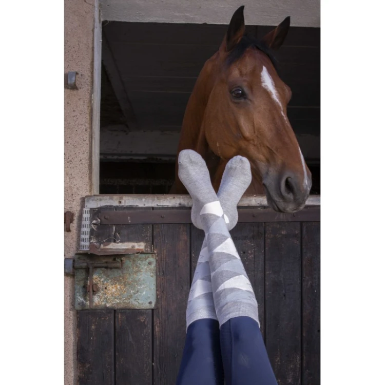 Podkolanówki jeździeckie Girly EquiTheme grey blue.jpg
