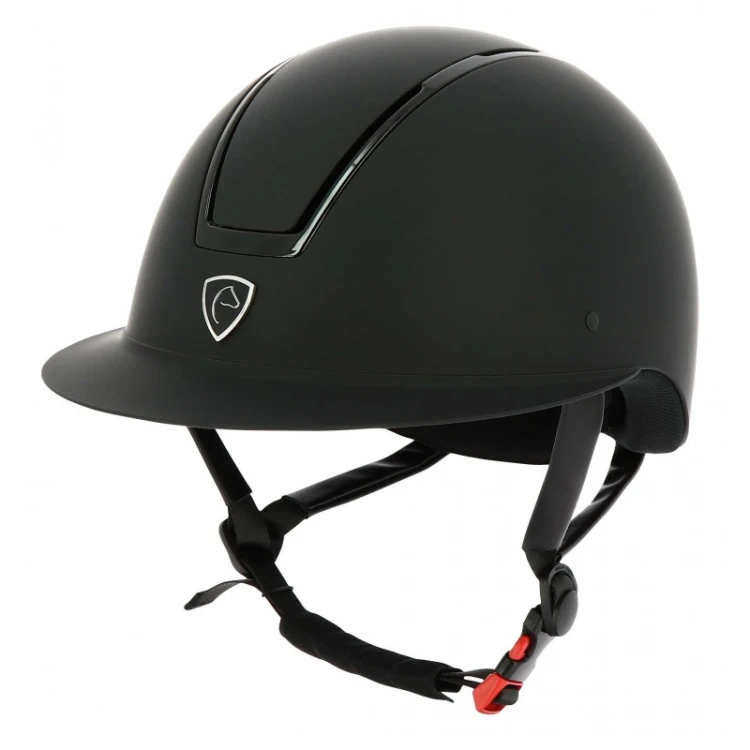 Kask jeździecki Equitheme Glint Mat black-black 2.jpg