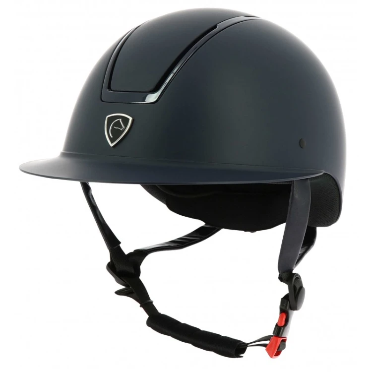 Kask jeździecki Equitheme Glint Mat navy - navy 3.jpg