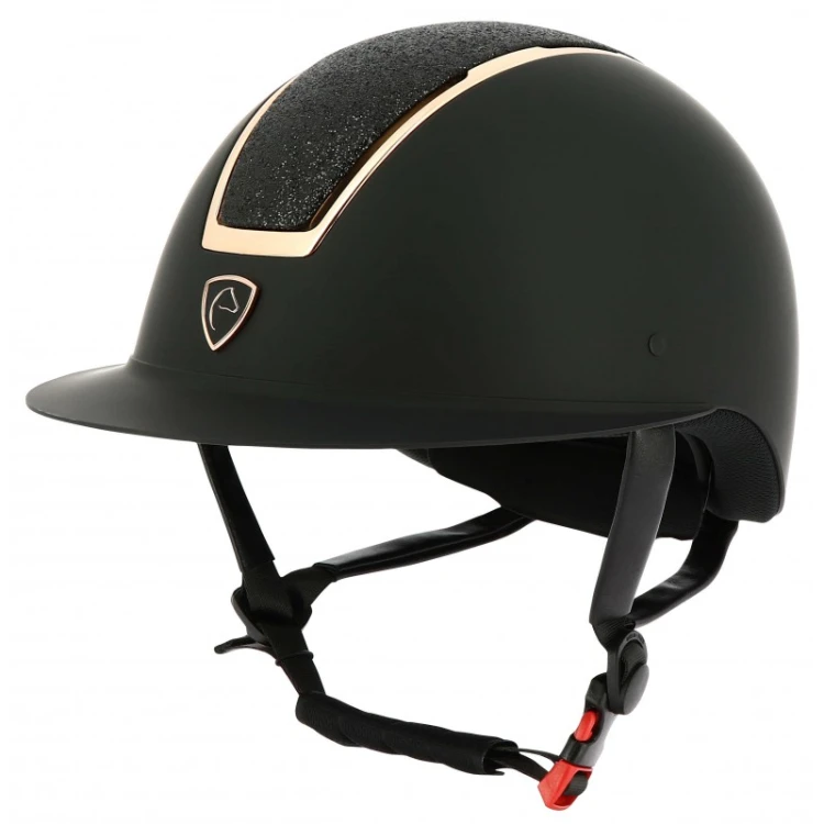 Kask jeździecki Equitheme Glint Mat rose gold 3.jpg