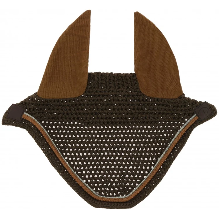 Nauszniki dla konia Hexalight Equitheme brown 1.jpg