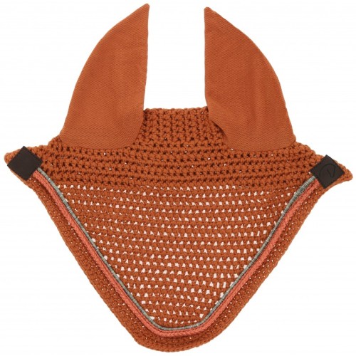 Nauszniki dla konia Hexalight Equitheme orange.jpg
