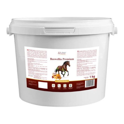 OVER HORSE Boswellia Premium 1kg naturalne wsparcie dla stawów i aparatu ruchu konia