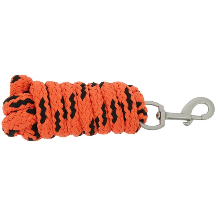 Uwiąz 2m dla konia Equitheme Jacquard orange.jpg