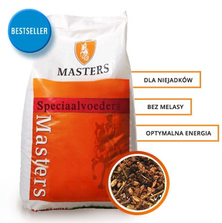 MASTERS Profit 20kg musli jabłkowe bez melasy dla koni wybrednych i niejadków