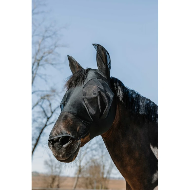 Maska przeciw owadom EquiTheme Lycra z maską na nos 1.jpg