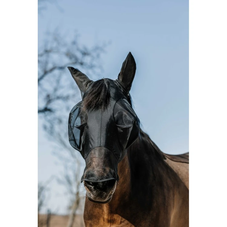 Maska przeciw owadom EquiTheme Lycra z maską na nos.jpg