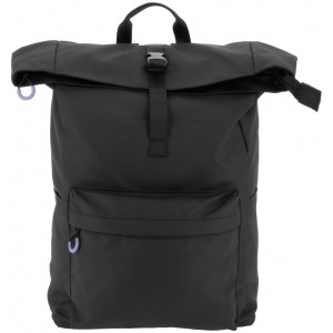 EquiTheme Plecak jeździecki Roll-Top - czarny